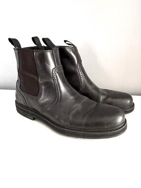 Timberland - Men's, Squall Canyon, Chelsea Boot, Leather, Black Size 9.5, EUC